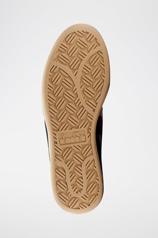 Baskets en cuir Ripstop - Blanc et rouge