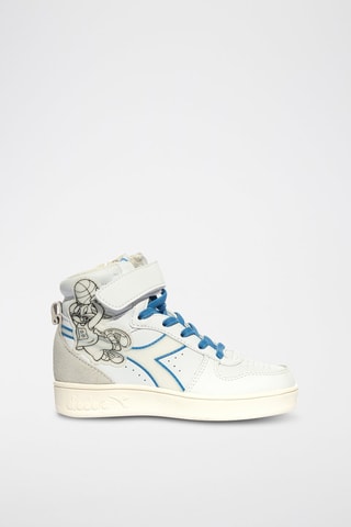 Baskets montantes Bugs Bunny Looney Tunes - Blanc