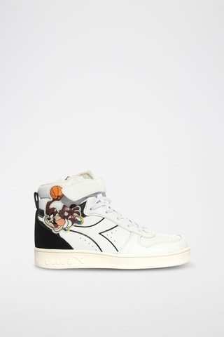 Baskets montantes Taz Looney Tunes - Blanc