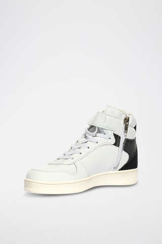 Baskets montantes Taz Looney Tunes - Blanc