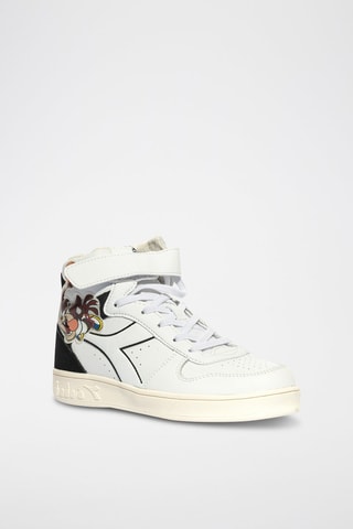 Baskets montantes Taz Looney Tunes - Blanc