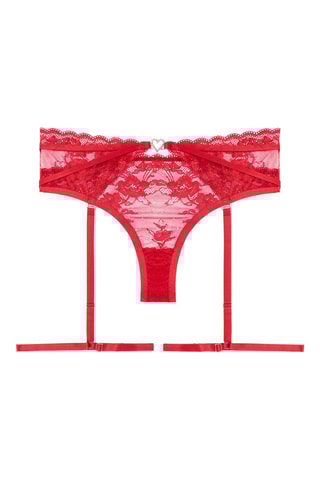 LINGERIE BAS LINGERIE TANGA FANTASMIZ ROUGE