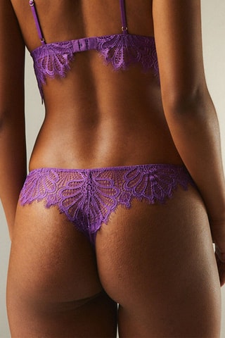 Tanga Alafoliz Satiniz - Violeta - Undiz