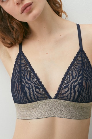 Soutien le Sauvage Lurex - Azul-marinho - Undiz