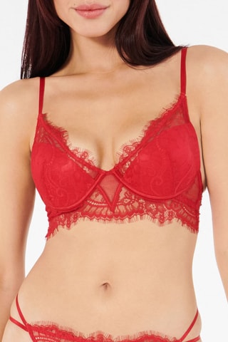 Soutien push-up Chenonciz - Vermelho