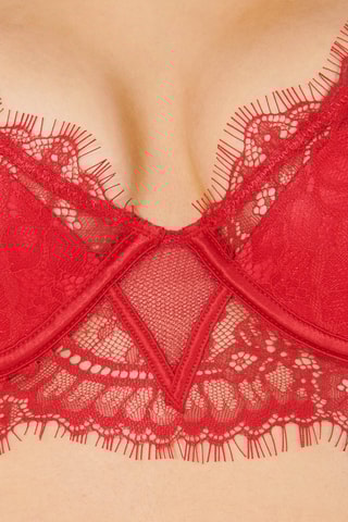 Soutien push-up Chenonciz - Vermelho