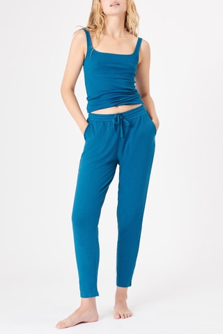 Camisola de alças Debisquariz - Azul-pato