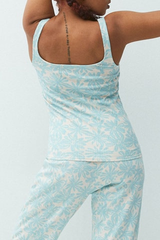 Camisola de alças Squaopiz - Azul-claro