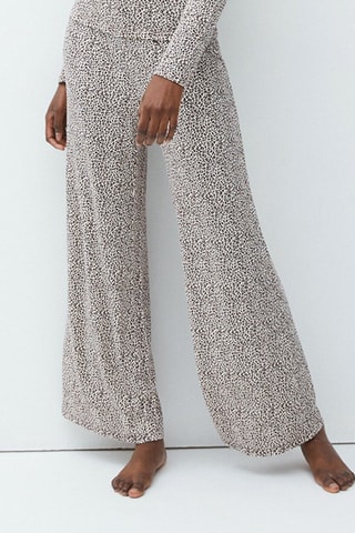 Calças wide legs Lilaciz - Castanho - Undiz