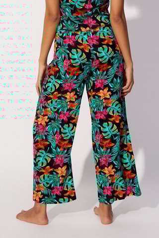 Calças wide legs Mandiz - Preto - Undiz