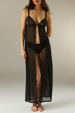Babydoll comprido Dominaiz - Preto - Undiz