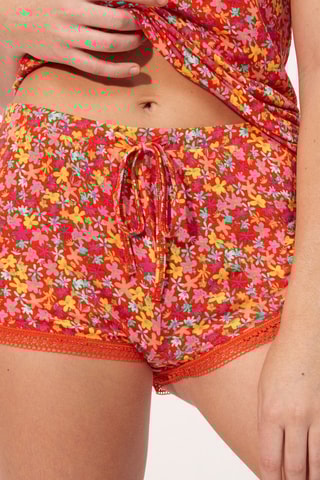 Calções de pijama Vitapsychiz - Vermelho e amarelo - Undiz