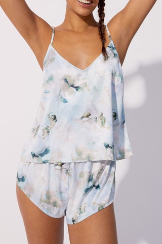 Calções tie and dye de pijama Regenciz - Branco - Undiz