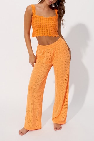 Crop top de pijama Allpatchiz - Laranja - Undiz