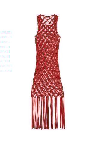 Vestido de praia Bicramiz - Vermelho-tijolo - Undiz