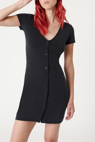 Vestido-camisa Robercupriz - Preto