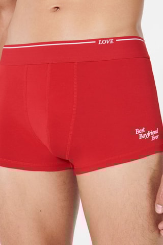 2 boxers Bboyfriz - Rosa e vermelho