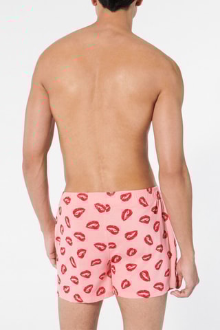 2 boxers Alabouchiz - Vermelho e rosa