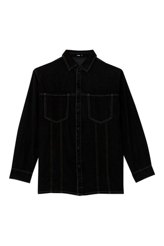 Blusa de ganga Denimeffectiz - Preto