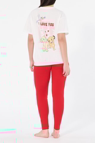 Leggings de cintura alta Iloveiz - Vermelho