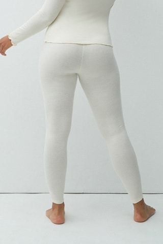 Leggings cintura subida Lazycarriz - Branco - Undiz