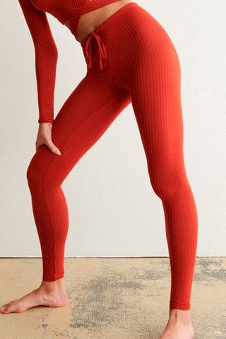 Leggings Manchcroisiz - Coral