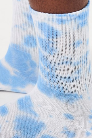 Meias tie and dye Blusokiz - Azul-claro