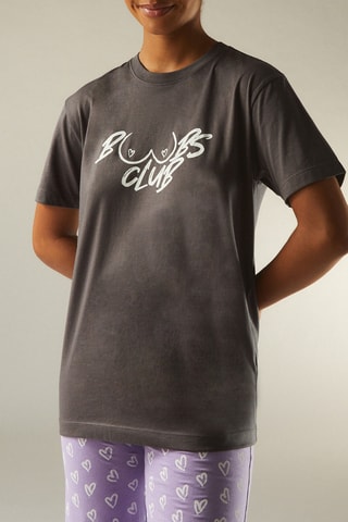 T-shirt Nuagis - Azul-celeste