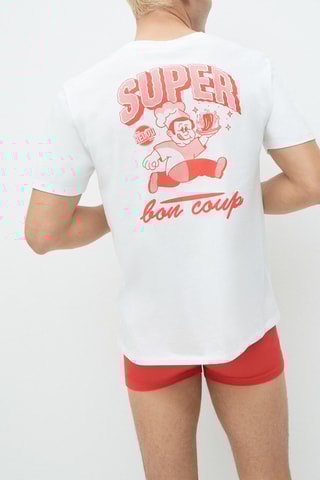 T SHIRT TEESHIRTIZ BLANC - Undiz