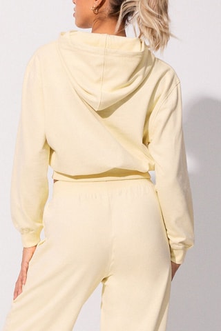 Sweat com capuz Leaniz - Amarelo