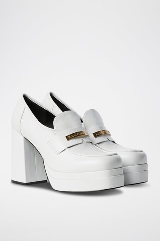 Mocassins à talons - Blanc - MANQUE INFOS TIGES