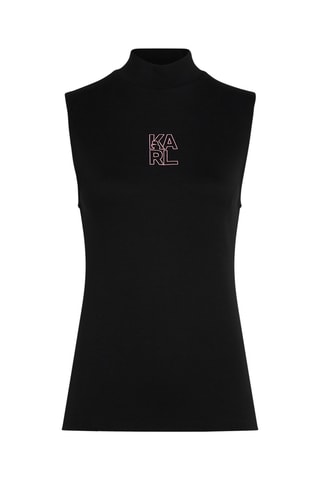 Mouwloze Top - Zwart