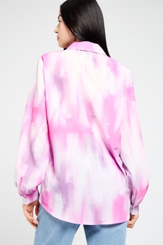 Blouse Tie and Dye - Roze