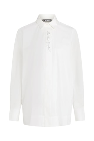Blouse van biologisch katoen. Wit