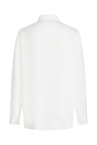 Blouse van biologisch katoen. Wit