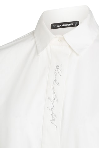 Blouse van biologisch katoen. Wit