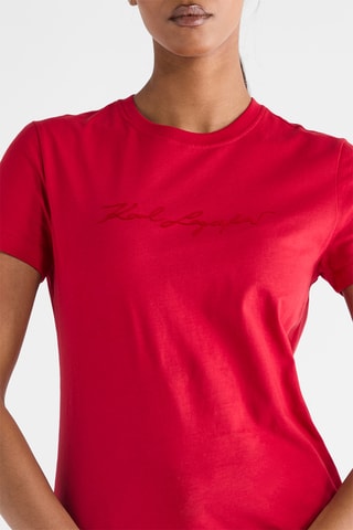 T-shirt regular - Rood