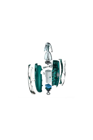 Humidificateur facial portatif Gris et argenté