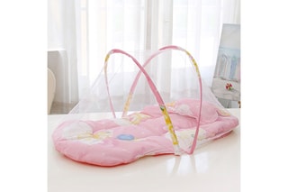Moustiquaire pliable portable pour bébé avec matelas et oreiller - 60 x 58 x 55 cm