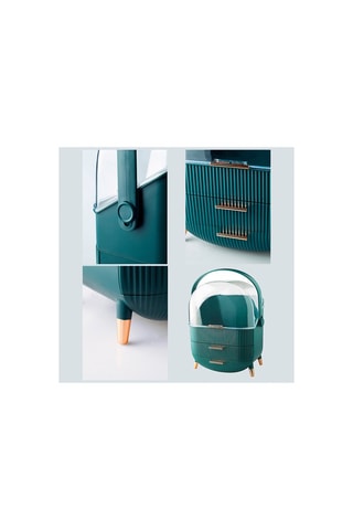 Rangement à maquillage - 
Vert