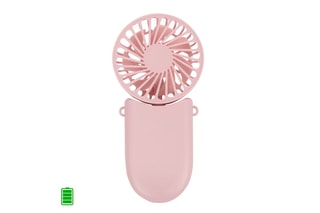 Mini ventilateur de table ou à main rechargeable avec cordon