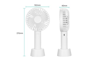 Mini ventilateur de table ou à main rechargeable
