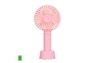 Mini ventilateur de table ou à main rechargeable