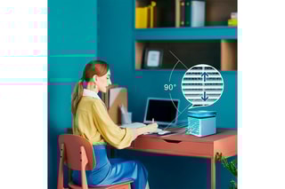 Climatiseur portable - Blanc