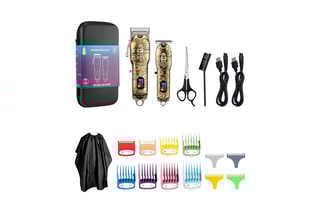 Tondeuse cheveux et barbe avec profileur et accessoires