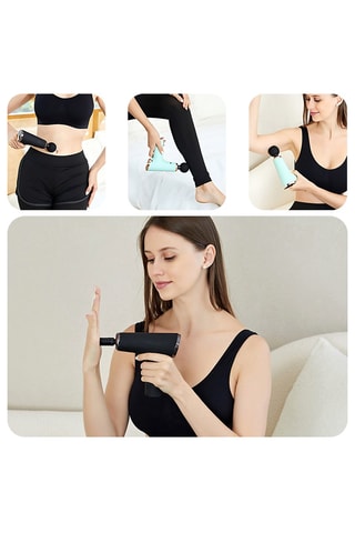 Mini pistolet de massage musculaire - Noir