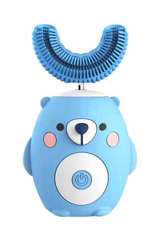 Brosse à dents électrique pour enfants - Bleu et blanc
