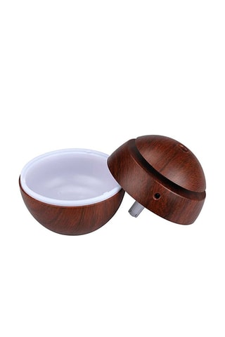 Humidificateur LED - Marron foncé - 130 ml