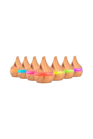 Humidificateur LED - Marron - 300 ml