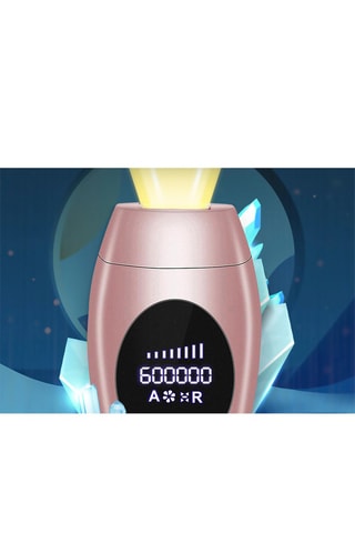 Épilateur à lumière pulsée IPL - 8 niveaux - Doré rose